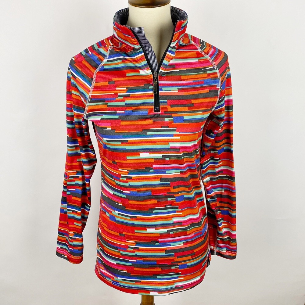Unique Rainbow High Vibrational Chakra Colors Striped Long Sleeve Women's Top!